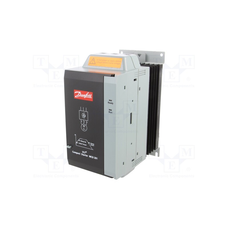 1 pcs x DANFOSS - MCD 201-007-T4-CV1 - Module: soft-start, Usup: 200÷440VAC, for DIN rail mounting, 18A