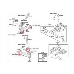 Front wishbone bushing Kymco MXU MXER 50 150