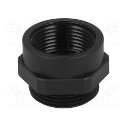 1 pcs x HUMMEL - 1.273.2516.50 - Thread adapter, Int.thread: PG16, Ext.thread: M25, polyamide, 29mm