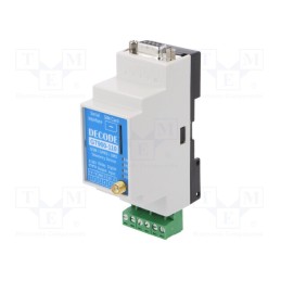 1 pcs x DECODE - GT900 110 - Telemetry, GSM/GPRS, Usup: 8÷30VDC, for DIN rail mounting, IP40