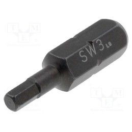1 pcs x C.K - T4560 HEX30 - Screwdriver bit, hex key, HEX 3mm, Overall len: 25mm