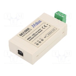 1 pcs x DECODE - MM20-USB - Converter, M-BUS/USB, M-Bus, USB 2.0 x1, Power supply: USB, M-Bus