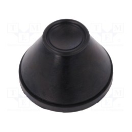 1 pcs x TRELLEBORG - 100223 - Grommet, Ømount.hole: 60.2mm, EPDM, black, Panel thick: 1.3÷5mm