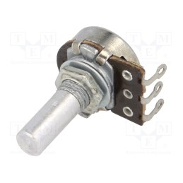 1 pcs x TELPOD - PR167 2M2 A 20P1 - Potentiometer: shaft, single turn, 2.2MΩ, 100mW, ±30%, 6mm, mono