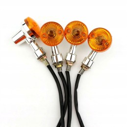 Turn signals motor quad chrome cafe chopper m10
