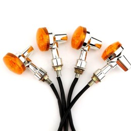 Turn signals motor quad chrome cafe chopper m10