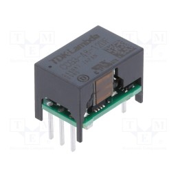 1 pcs x TDK-LAMBDA - CCG3-48-12DF - Converter: DC/DC, 3W, Uin: 18÷76V, Uout: 12VDC, Uout2: -12VDC, THT