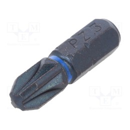 1 pcs x C.K - T4560 PZ3 - Screwdriver bit, Pozidriv®, PZ3, Overall len: 25mm