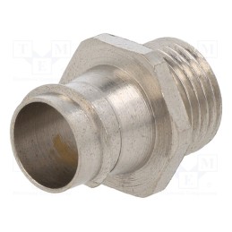 1 pcs x HELLERMANNTYTON - 166-33801 - Straight terminal connector, Thread: metric,non-swivel,outside
