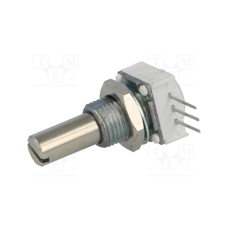 1 pcs x VISHAY - 14910F0GJSX10501KA - Potentiometer: shaft, single turn, 500Ω, 1W, ±10%, 6.35mm, THT