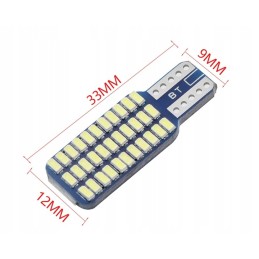 LED bulb w5w t10 33x smd 3014 canbus