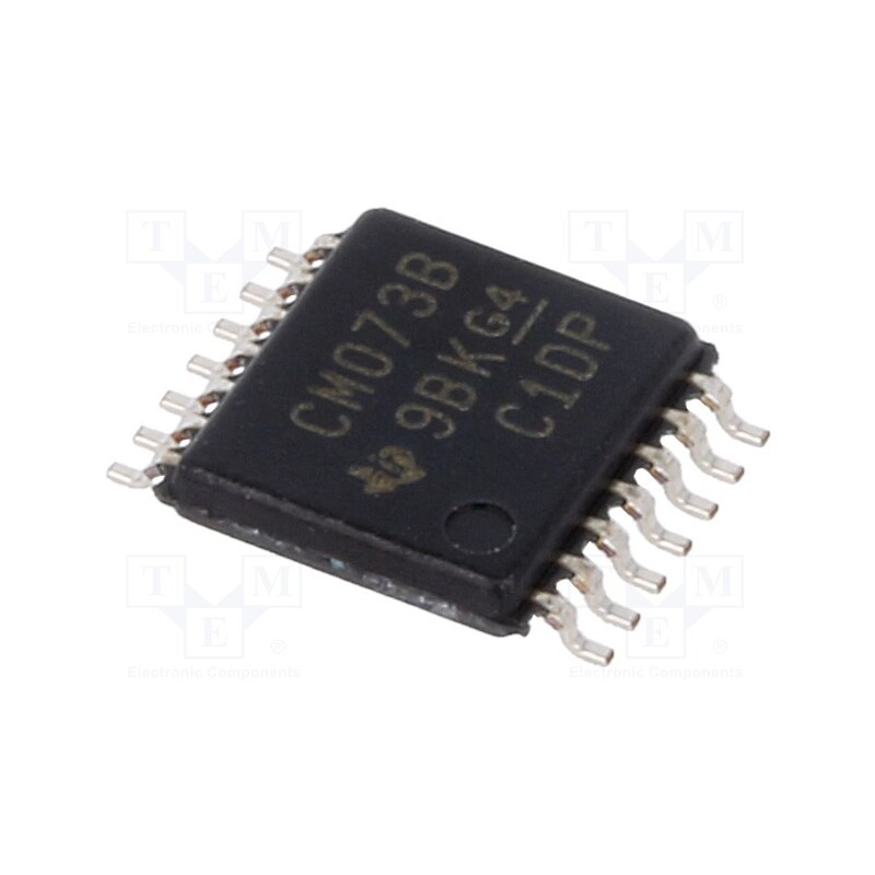1 pcs x TEXAS INSTRUMENTS - CD4073BPW - IC: digital, AND, Ch: 3, IN: 3, CMOS, SMD, TSSOP14, 3÷18VDC, -55÷125°C