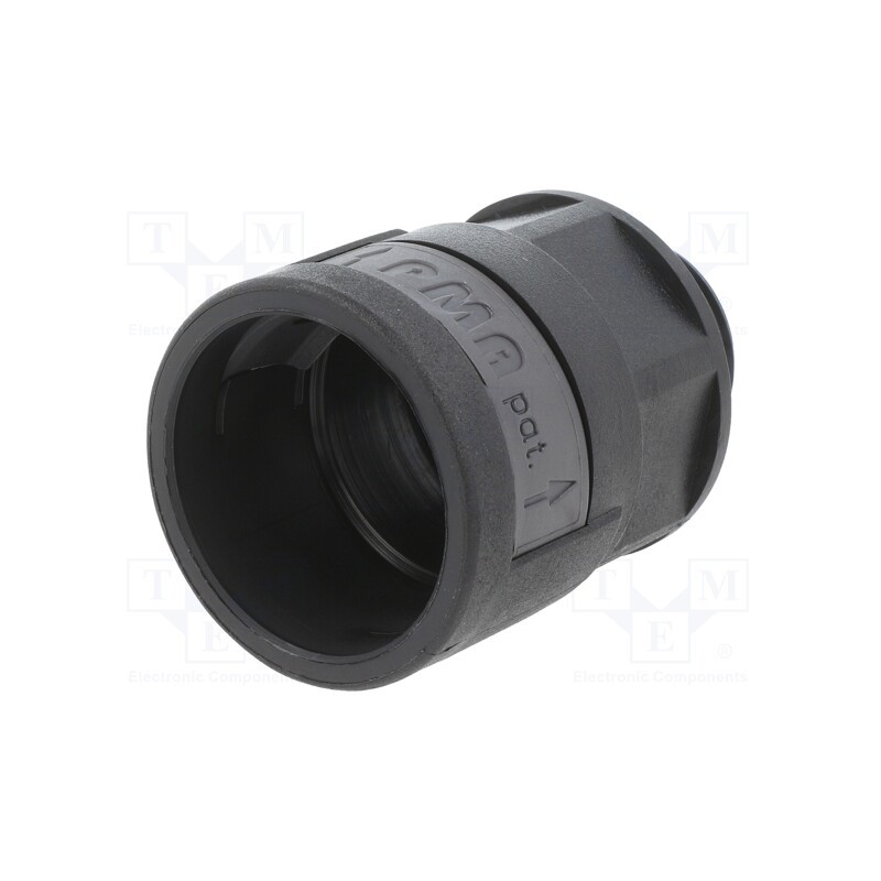 1 pcs x PMA - BVND-P163GT-11 - Straight terminal connector, Thread: PG,outside, polyamide 6