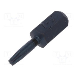 1 pcs x C.K - T4560 TX09 - Screwdriver bit, Torx®, TX09, Overall len: 25mm