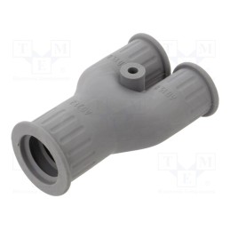 1 pcs x LAPP - 56000140 - Y-connector, elastomer thermoplastic TPE, -40÷115°C, IP66, grey