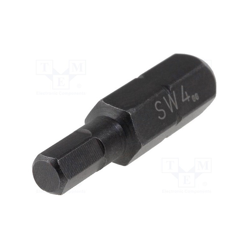 1 pcs x C.K - T4560 HEX40 - Screwdriver bit, hex key, HEX 4mm, Overall len: 25mm