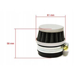 Cone air filter pocket mini bike cross quad