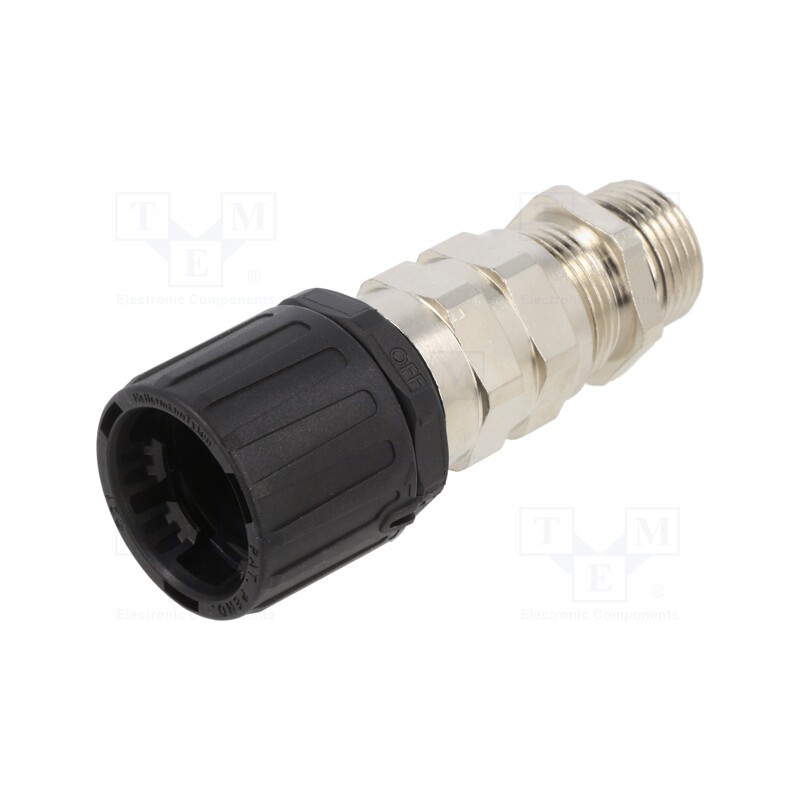 1 pcs x HELLERMANNTYTON - 166-21503 - Straight terminal connector, polyamide, HelaGuard, -50÷135°C