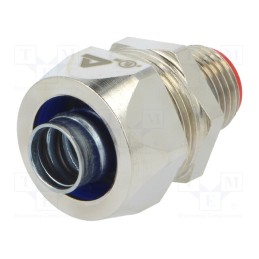1 pcs x ANAMET EUROPE - 812.016.1 - Straight terminal connector, HJ-08,HJ-I-06,TJ-06, brass, IP40
