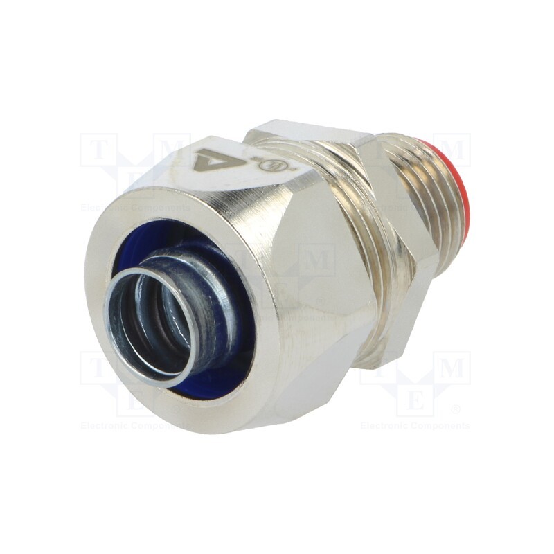 1 pcs x ANAMET EUROPE - 812.016.1 - Straight terminal connector, HJ-08,HJ-I-06,TJ-06, brass, IP40
