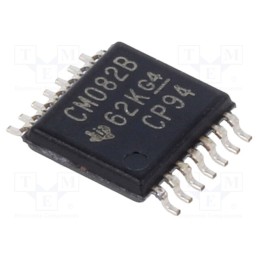 1 pcs x TEXAS INSTRUMENTS - CD4082BPW - IC: digital, AND, Ch: 2, IN: 4, CMOS, SMD, TSSOP14, 3÷18VDC, -55÷125°C