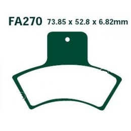 Rear brake pads 22111 Linhai CF Moto 260 300