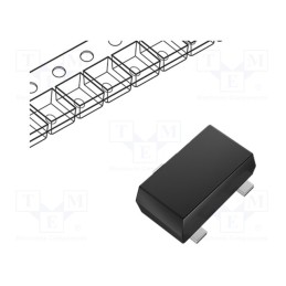 20 pcs x ROHM SEMICONDUCTOR - RE1C001ZPTL - Transistor: P-MOSFET, unipolar, -20V, -0.1A, Idm: -400mA, 0.15W