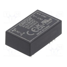 1 pcs x CINCON - EC4A12H-E - Converter: DC/DC, 5/6W, Uin: 18÷36V, Uout: 12VDC, Iout: 470mA, DIP24