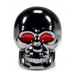 4 skull caps, quality, dark chrome color
