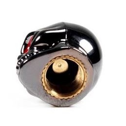 4 skull caps, quality, dark chrome color