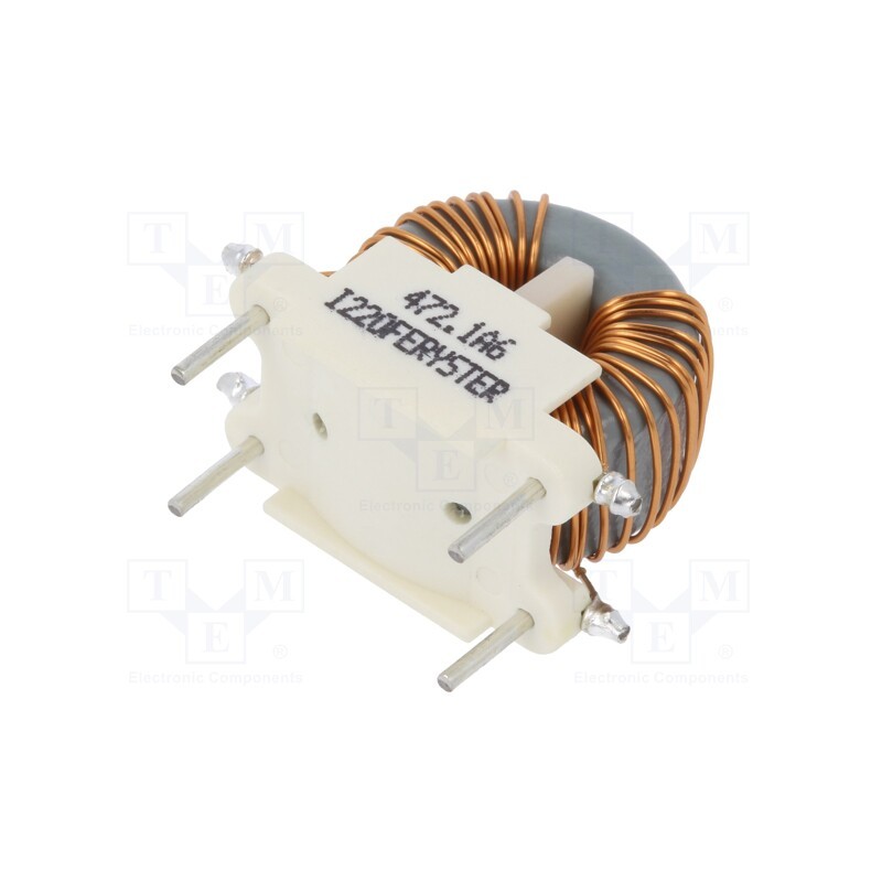 1 pcs x FERYSTER - DTS-20/4,7/1,6-BV - Inductor: wire, THT, 4.7mH, 1.6A, 54mΩ, 230VAC, 10.2x20.3mm, -20÷50%