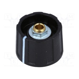 1 pcs x OKW - A2623040 - Knob, with pointer, ABS, Øshaft: 4mm, Ø23x15.5mm, black, A2623