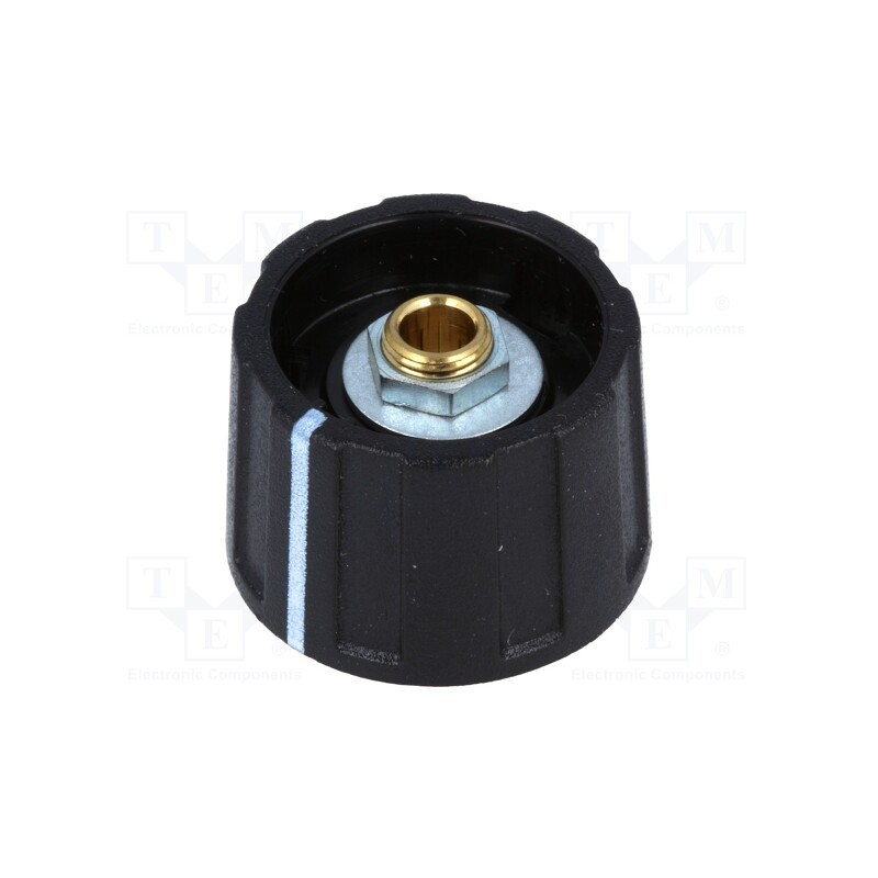 1 pcs x OKW - A2623040 - Knob, with pointer, ABS, Øshaft: 4mm, Ø23x15.5mm, black, A2623