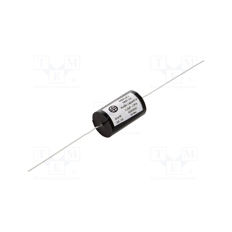 1 pcs x MIFLEX - MKP14H512G-B - Capacitor: polypropylene, 1.2uF, 600VDC, ±2%, Ø16.6x33mm, -25÷85°C