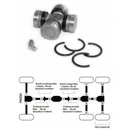 Cross shaft Polaris Sportsman 335 500 Worker 4x4