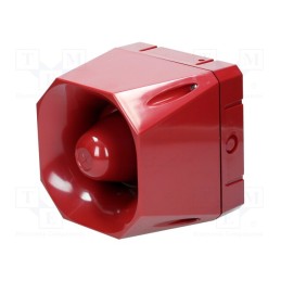 1 pcs x EATON ELECTRIC - AS/S/24/120/R - Signaller: sound, siren, 18÷28VDC, 120dB, Asserta Maxi, IP66, red