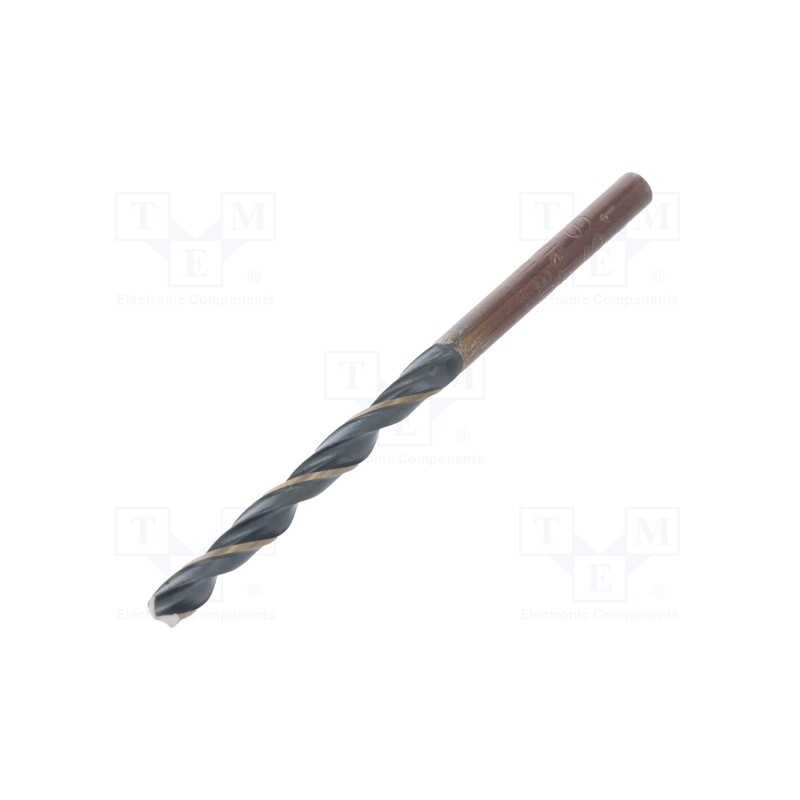 10 pcs x ALPEN-MAYKESTAG - 62600410100 - Drill bit, for metal, Ø: 4.1mm, L: 75mm, Working part len: 43mm