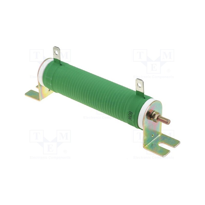 1 pcs x SR PASSIVES - R80W-47R - Resistor: wire-wound, 47Ω, 80W, ±5%, Ø28x121mm, 200ppm/°C