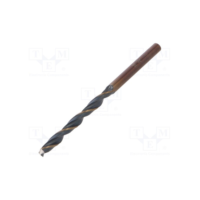 10 pcs x ALPEN-MAYKESTAG - 62600430100 - Drill bit, for metal, Ø: 4.3mm, L: 80mm, Working part len: 47mm