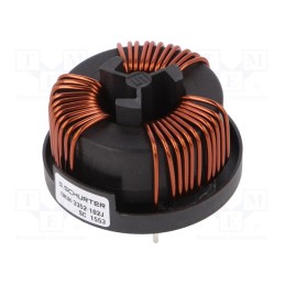 1 pcs x SCHURTER - DKIH-3352-102J - Inductor: wire with current compensation, THT, 1.1mH, 7.5mΩ, DKIH