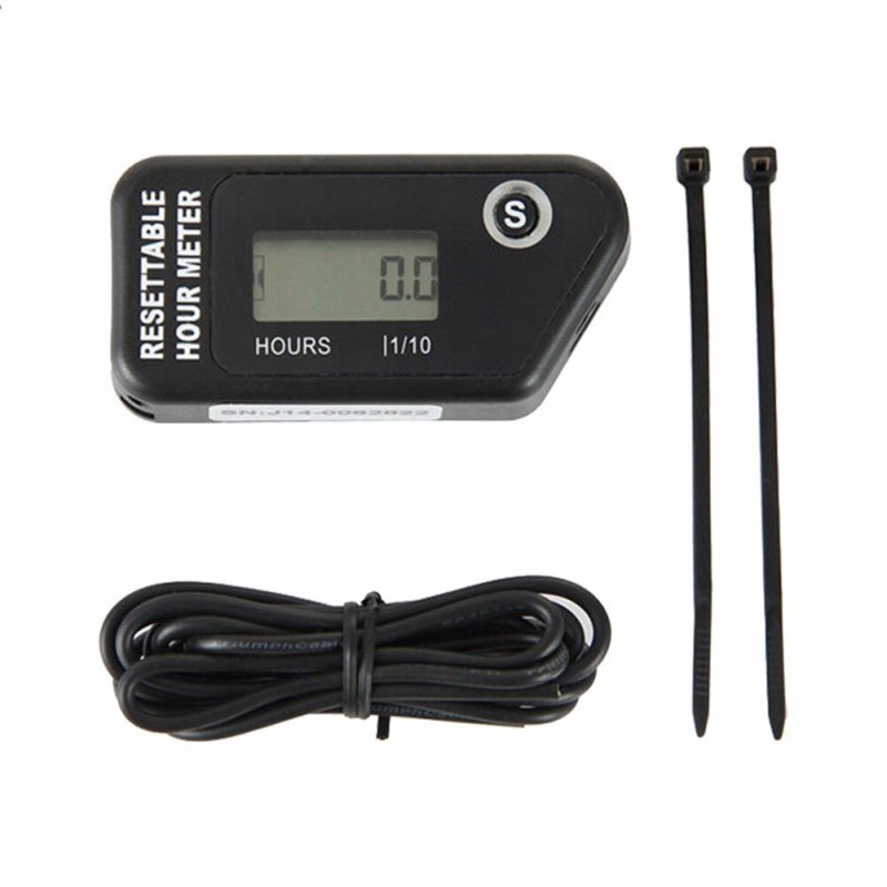 Operating hours counter, quad service reset