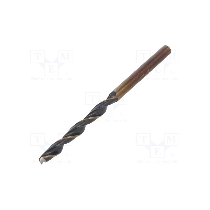 10 pcs x ALPEN-MAYKESTAG - 62600420100 - Drill bit, for metal, Ø: 4.2mm, L: 75mm, Working part len: 43mm