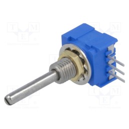 1 pcs x BOURNS - 51SAD-U25-A15L - Potentiometer: shaft, THT, 1W, 10kΩ, ±10%, 290°, for PCB, linear