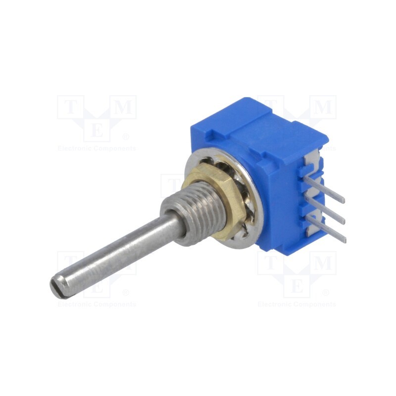 1 pcs x BOURNS - 51SAD-U25-A15L - Potentiometer: shaft, THT, 1W, 10kΩ, ±10%, 290°, for PCB, linear