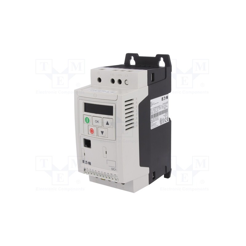 1 pcs x EATON ELECTRIC - DC1-127D0FN-A20CE1 - Vector inverter, Max motor power: 1.5kW, Usup: 200÷240VAC, IN: 4