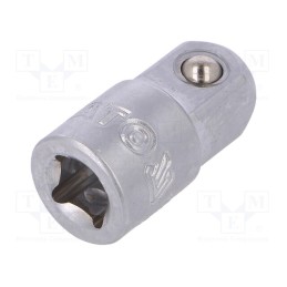 2 pcs x YATO - YT-1438 - Reduction: 3/8'M x 1/4'F, Chrom-vanadium steel, 25mm
