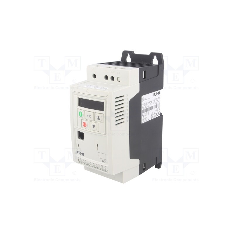 1 pcs x EATON ELECTRIC - DC1-S27D0FN-A20CE1 - Vector inverter, Max motor power: 0.75kW, Usup: 200÷240VAC, IN: 4