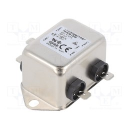 1 pcs x SCHAFFNER - FN2010-12-06 - Filter: anti-interference, single-phase, 250VAC, Cx: 100nF, 1MΩ