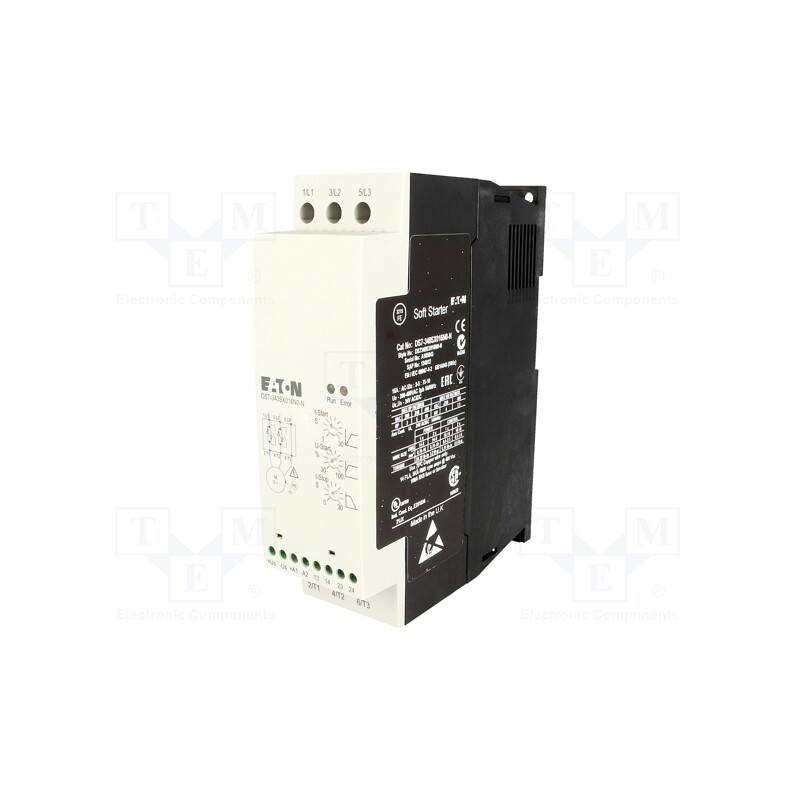 1 pcs x EATON ELECTRIC - DS7-340SX016N0-N - Module: soft-start, Usup: 200÷480VAC, for DIN rail mounting, 16A