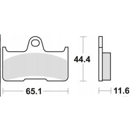 Brake pads cf moto rear cf500 x5 x7 x8 800cc